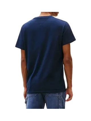 T-shirt Marine Homme Tommy Hilfiger Tjm Slim Linear Ches-dark 2
