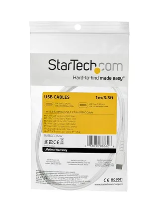Cable - White USB C Cable 1m 6