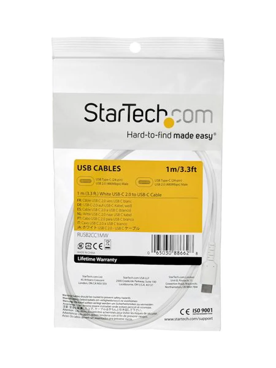 Cable - White USB C Cable 1m 6