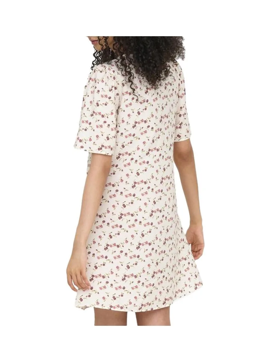 Robe à Fleurs Blanc/Rose Femme JDY Carrie 3