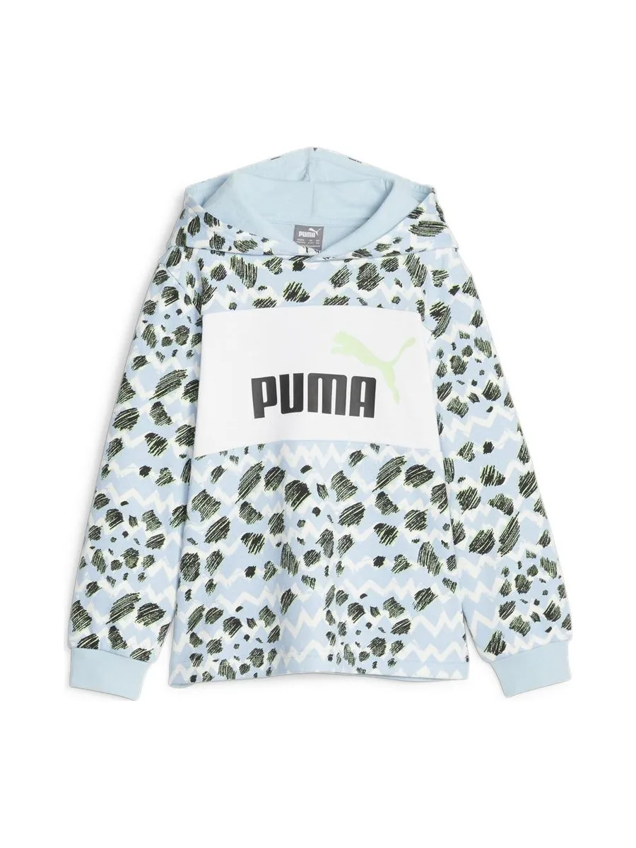 Sweat Capuche Bleu Garçon Puma Mixmch 1