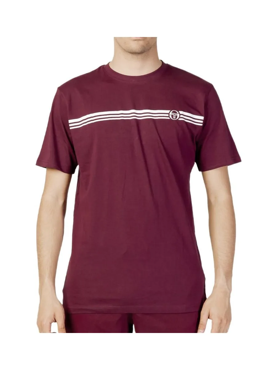 T-shirt Bordeaux Homme Sergio Tacchini Stripe B 2