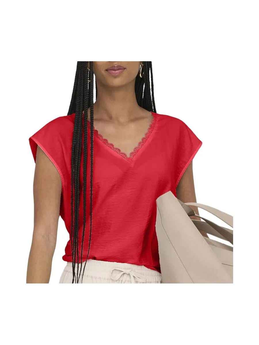 Blouse Rouge Femme JDY Train 1
