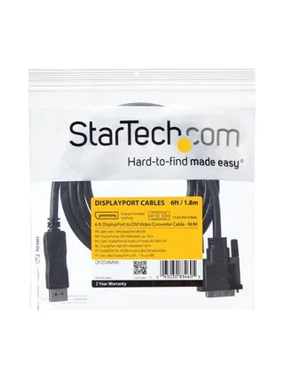 6ft DisplayPort to DVI Video Cable - M/M 9