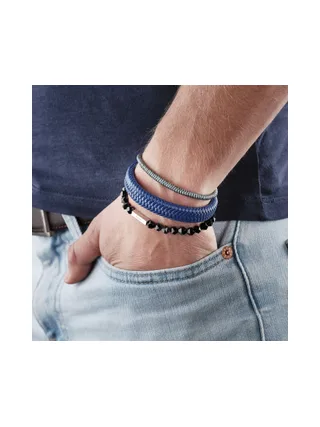 Bracelet Vaugirard noir - pierres naturelles 2