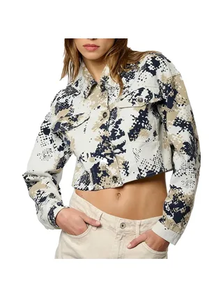 Veste Blanche/Beige/Noire Femme Kaporal Kp Viv 1