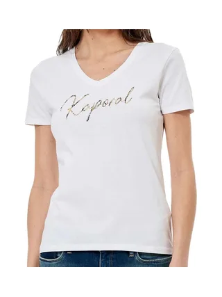 T-shirt Blanc Femme Kaporal 3W11 1