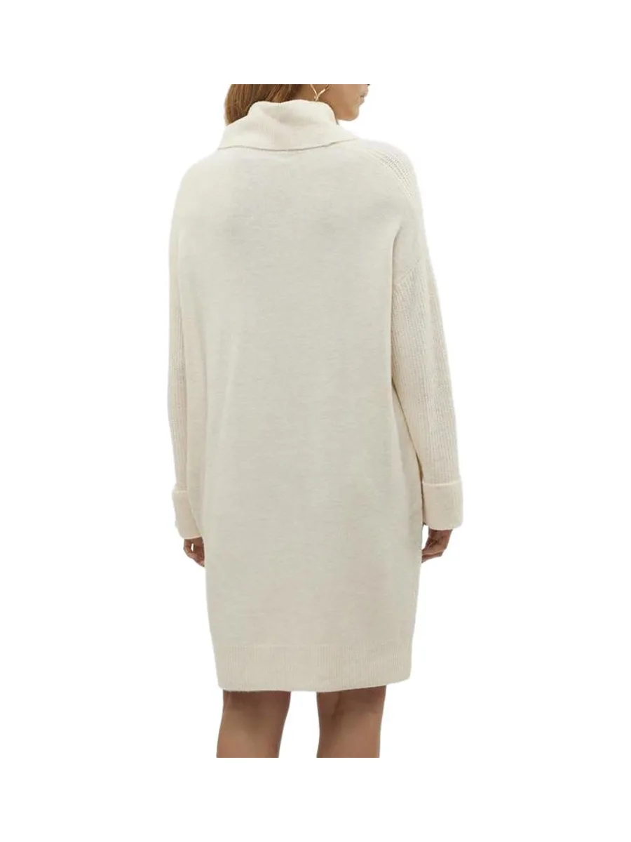 Robe Pull Blanc Femme Vero Moda Vmjupiter 3