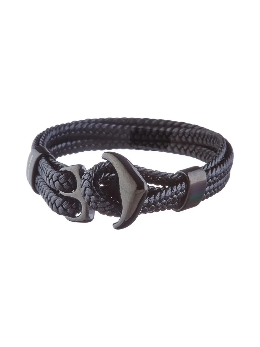 Bracelet Noir Homme Geographical Norway 315047 1