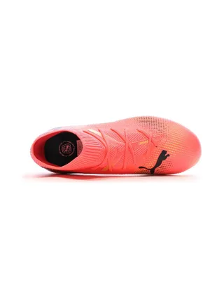 Chaussures de Football Rose/Orange Garçon Puma Future 7 Match 4