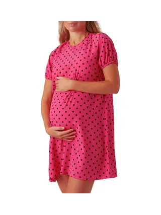 Robe Rose Femme Mamalicious Sissel 1