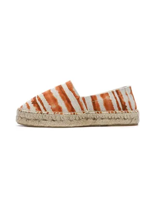 Espadrilles Orange/Beige Femme Pare Gabia Anaia 1