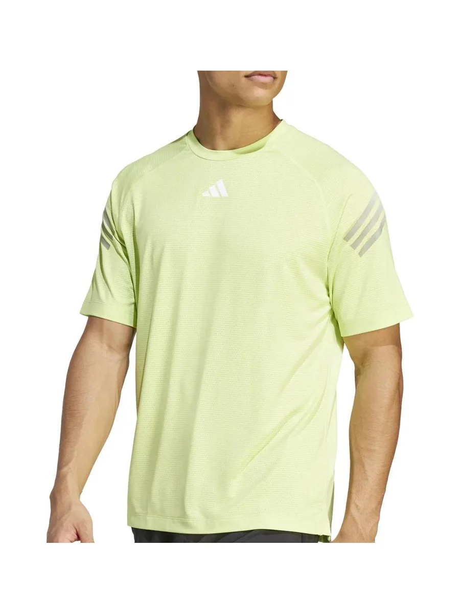 T-Shirt Jaune Homme Adidas IJ8124 2