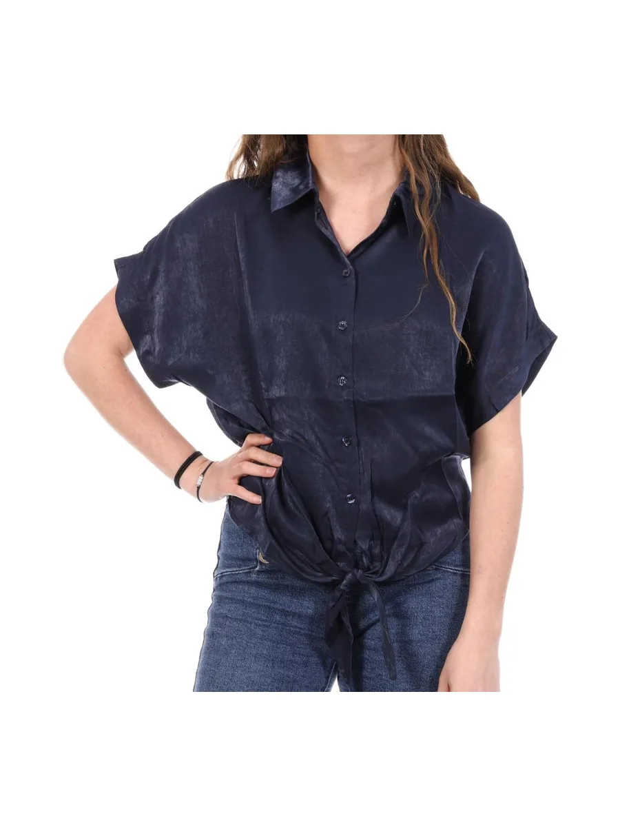 Chemise Satin Marine Femme An'ge Leonie 1