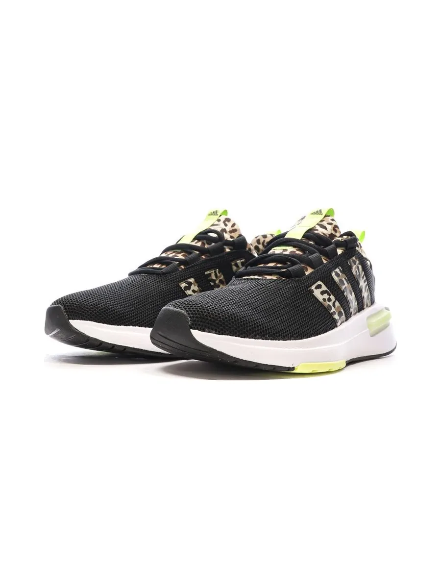 Chaussures de running Noires/Jaunes Femme Adidas Racer 7