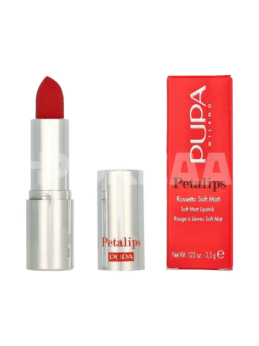 Pupa Petalips Soft Matt Lipstick 3.5g - #016 Red Rose 1