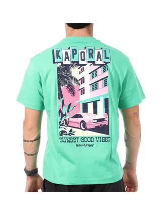 T-Shirt Vert Homme Kaporal TYSONE 2