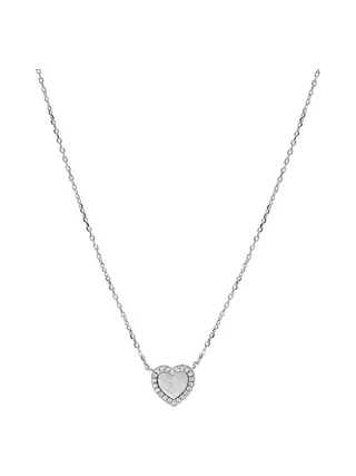Collier Cœur Blanc Clio Blue Angel 2