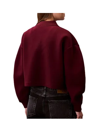 Blouson Aviateur Rouge Femme Calvin Klein Jeans Scuba 2