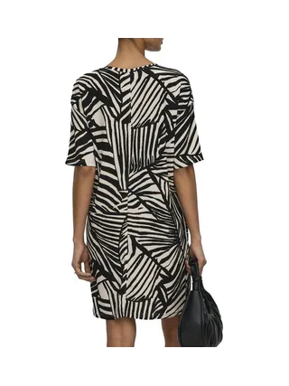 Robe Beige/Noire Femme JDY Ebbie 2