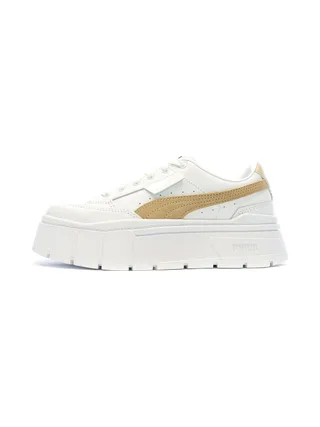 Baskets Blanc/Beige Femme Puma Mayze Stack 1
