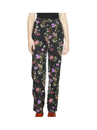 Pantalon Noir à Motifs Femme Vero Moda Easy Hw 1