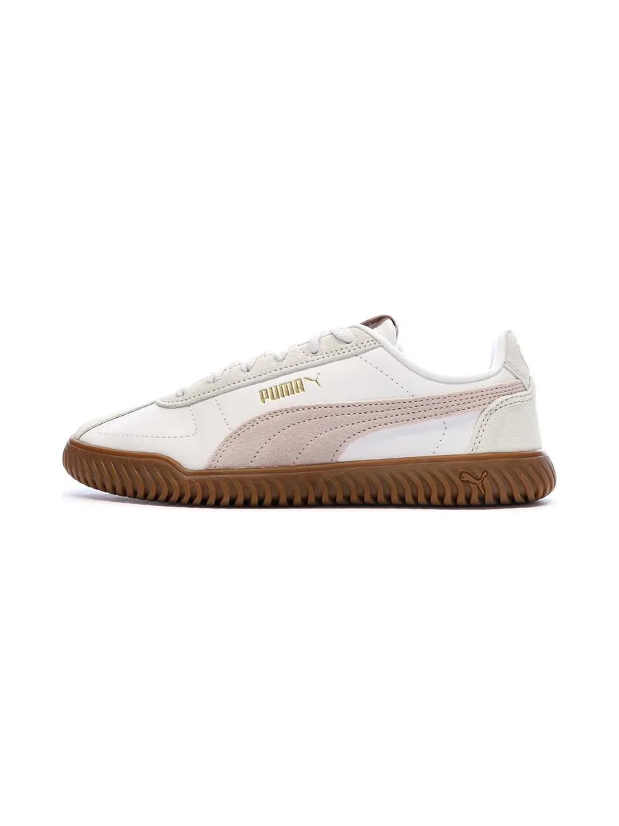 Baskets Blanches/Roses Femme Puma Club Kayzer 2