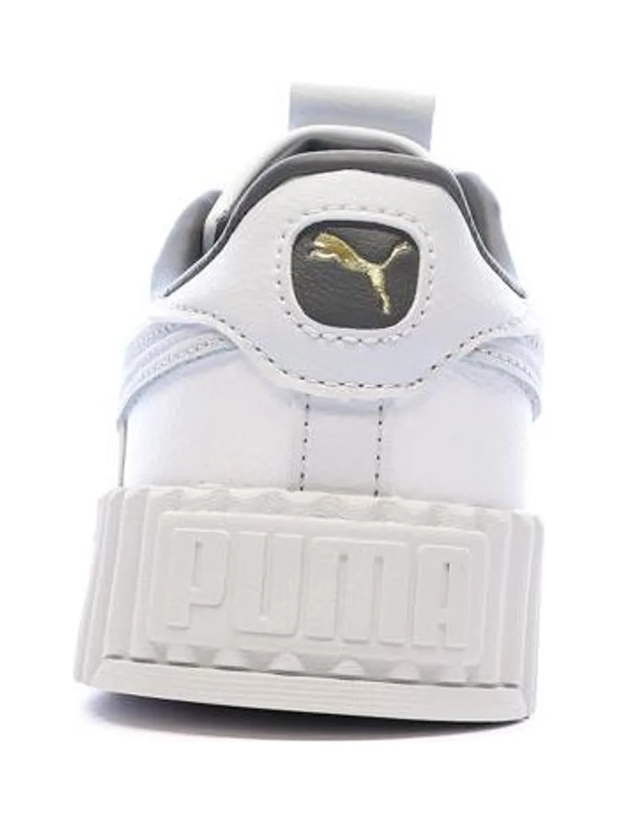 Baskets Blanc/Gris Femme Puma Carina 3.0 Luxe 4