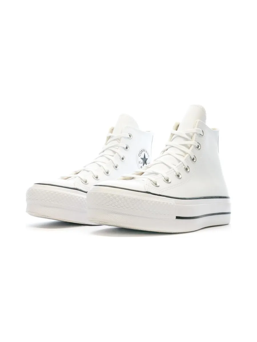 Baskets Blanches Homme Converse Ctas Lift Hi 7