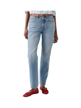 Jean 501 Bleu Clair Femme Levi's Original 12501 1