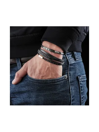 Bracelet Mirabeau noir - pierres naturelles 2
