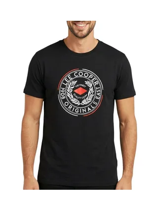 T-Shirt Noir Lee Cooper LCN822 1