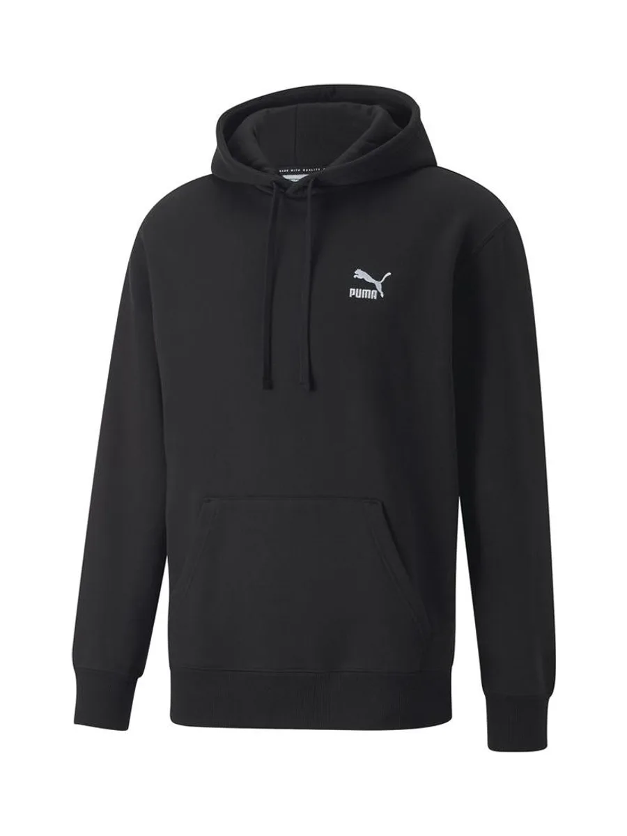 Sweat à Capuche Noir Homme Puma Clsscs 2