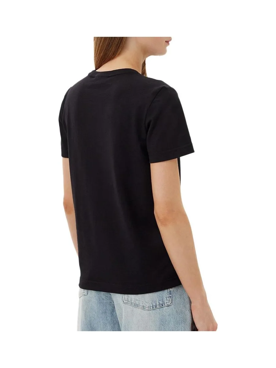 T-Shirt Noir Femme Calvin Klein Jeans Archive 3