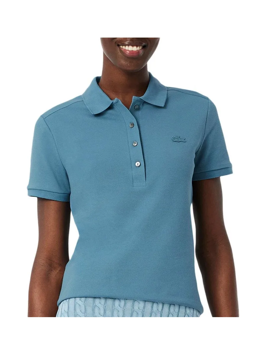 Polo Bleu Femme Lacoste PF5462 2
