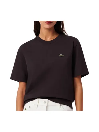 T-shirt Marron Foncé Femme Lacoste TF7215 1