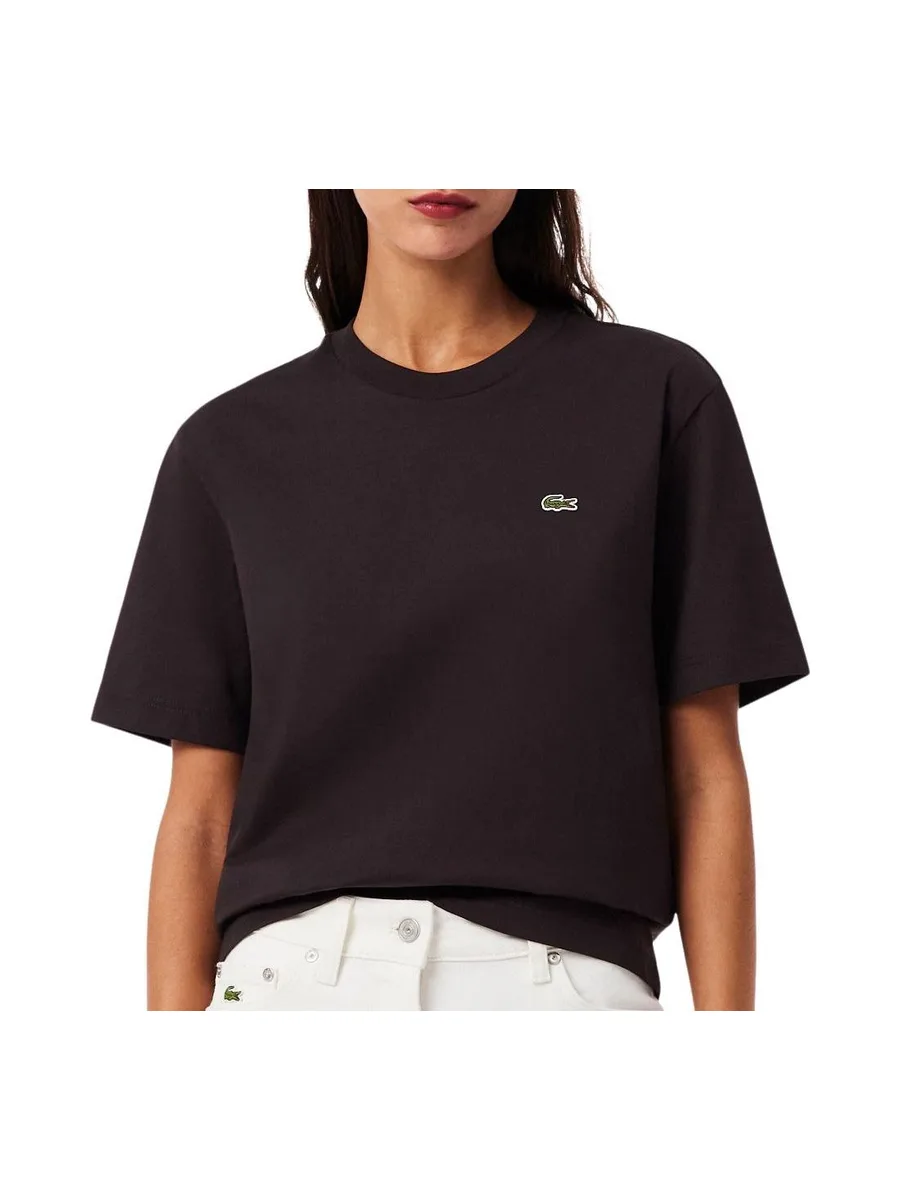 T-shirt Marron Foncé Femme Lacoste TF7215 2