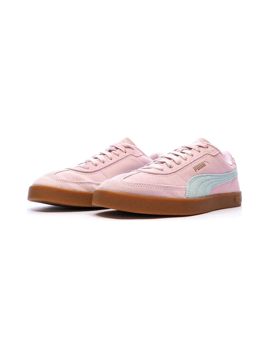 Baskets Rose/Turquoise Femme Puma Club Ii Era Suede 6