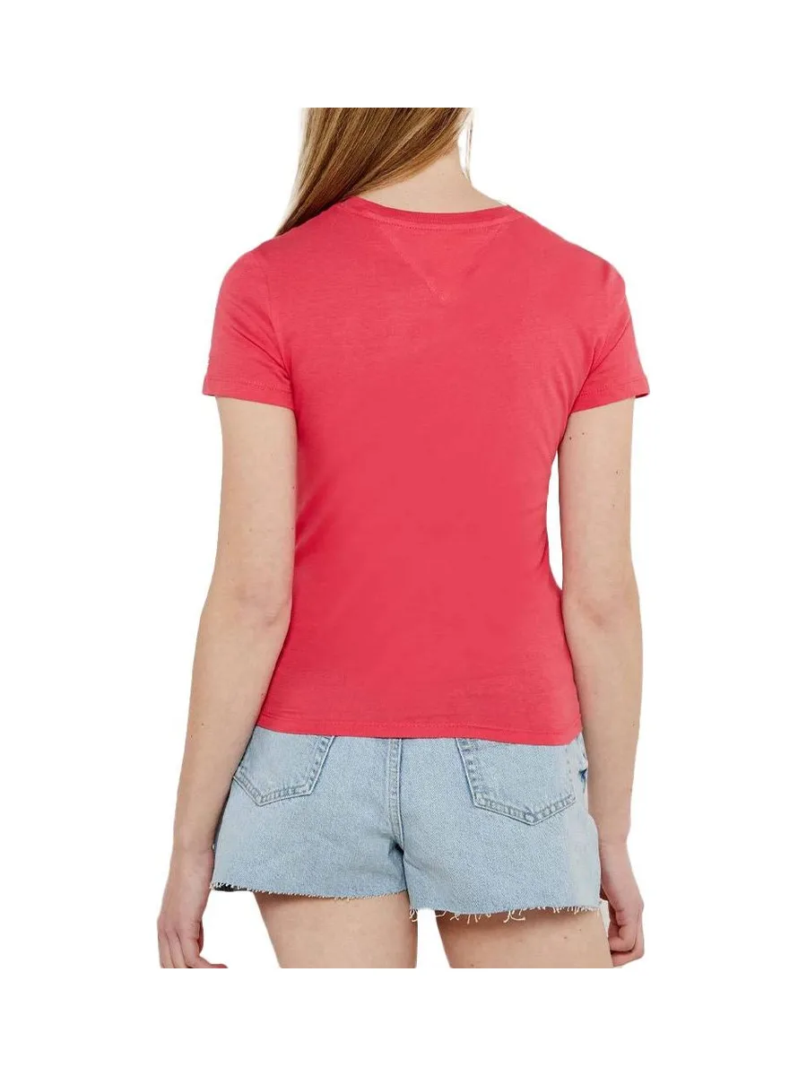 T-shirt Rose Femme Tommy Hilfiger Essential 3