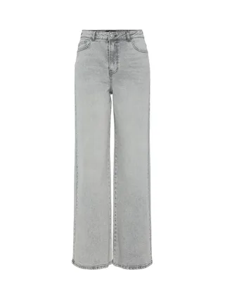 Jean Loose Gris Femme Pieces Elmae 1