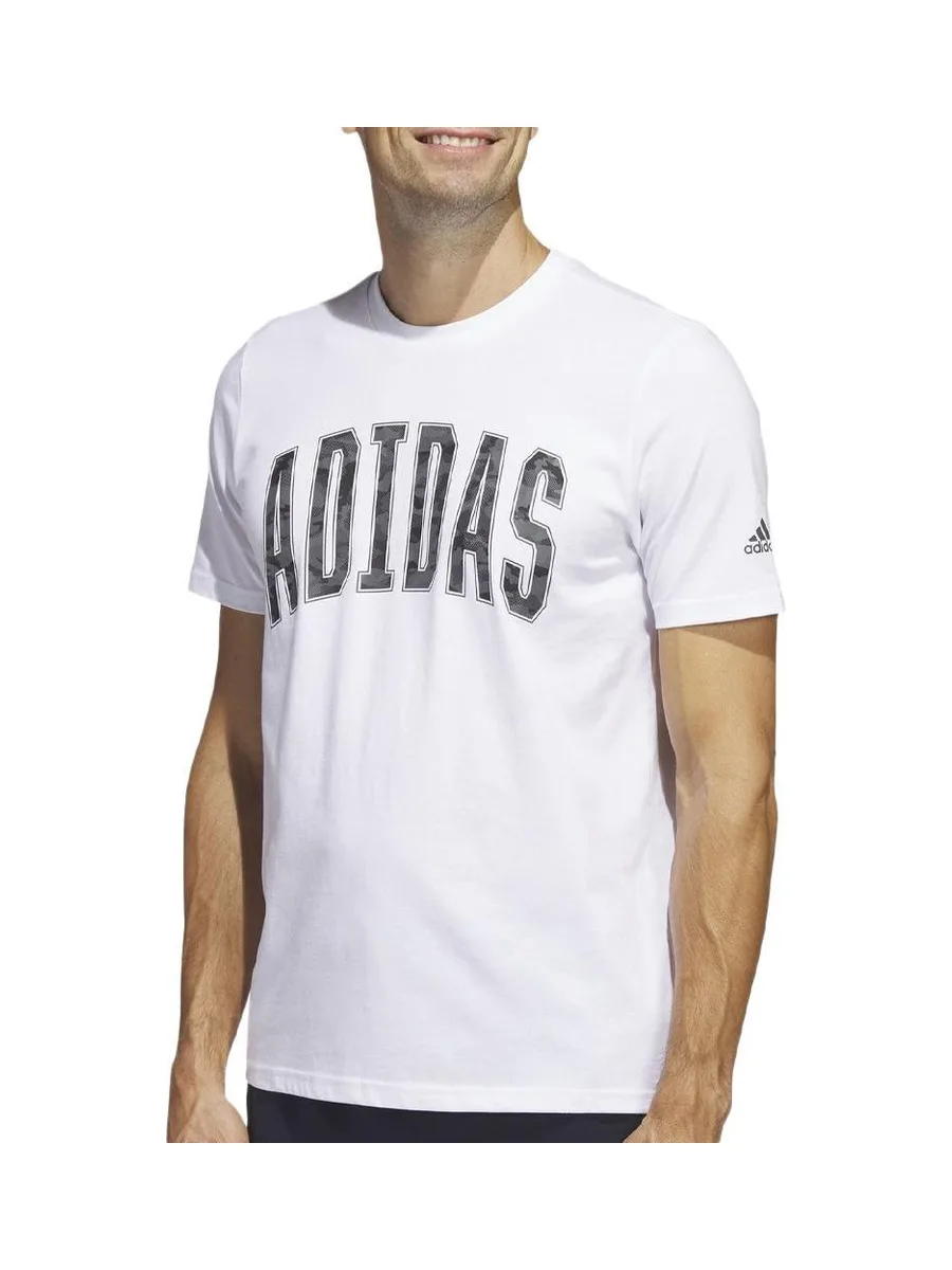 T-Shirt Blanc Homme Adidas Camor 1
