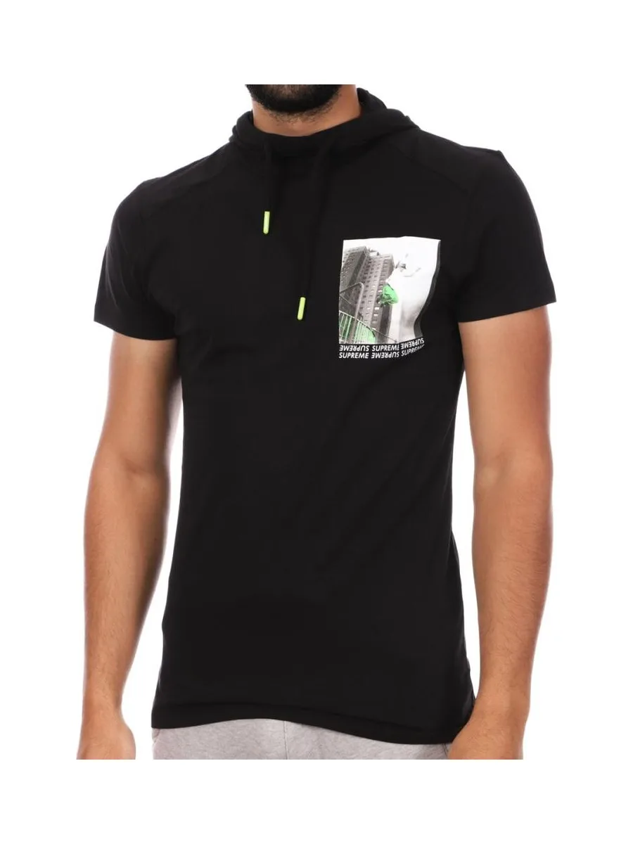 T-shirt Noir Homme Supreme Grip Vaar 1