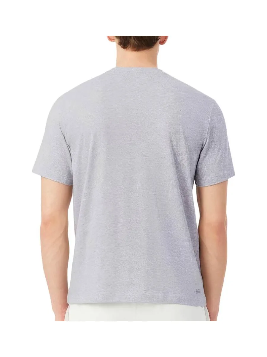 T-shirt Gris Clair Homme Lacoste TH7618 3