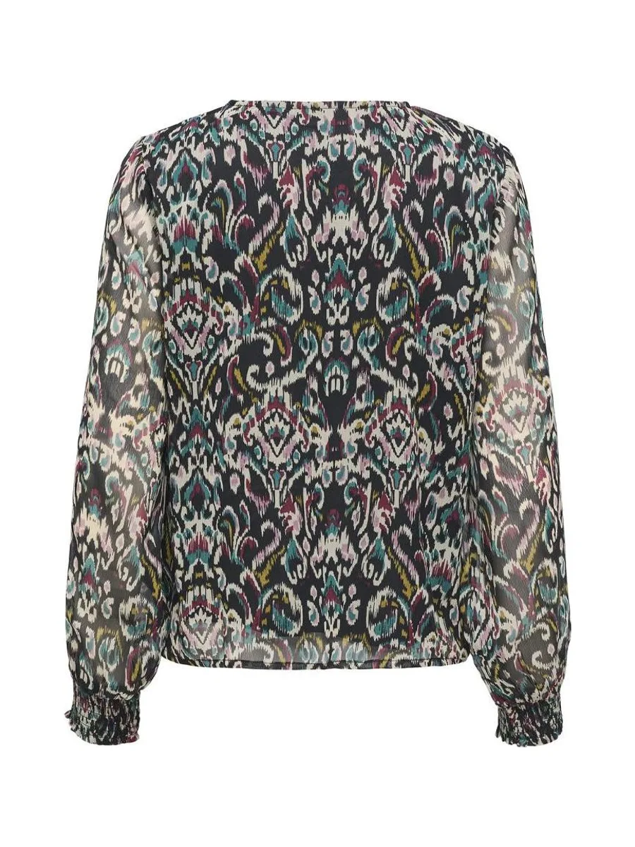 Blouse Noir Imprimé Femme JDY Jonna 3