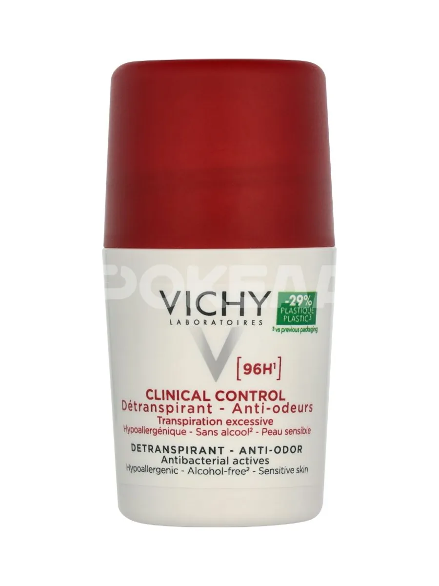 Vichy Clinical Control 96H Detranspirant Roller 50ml 1