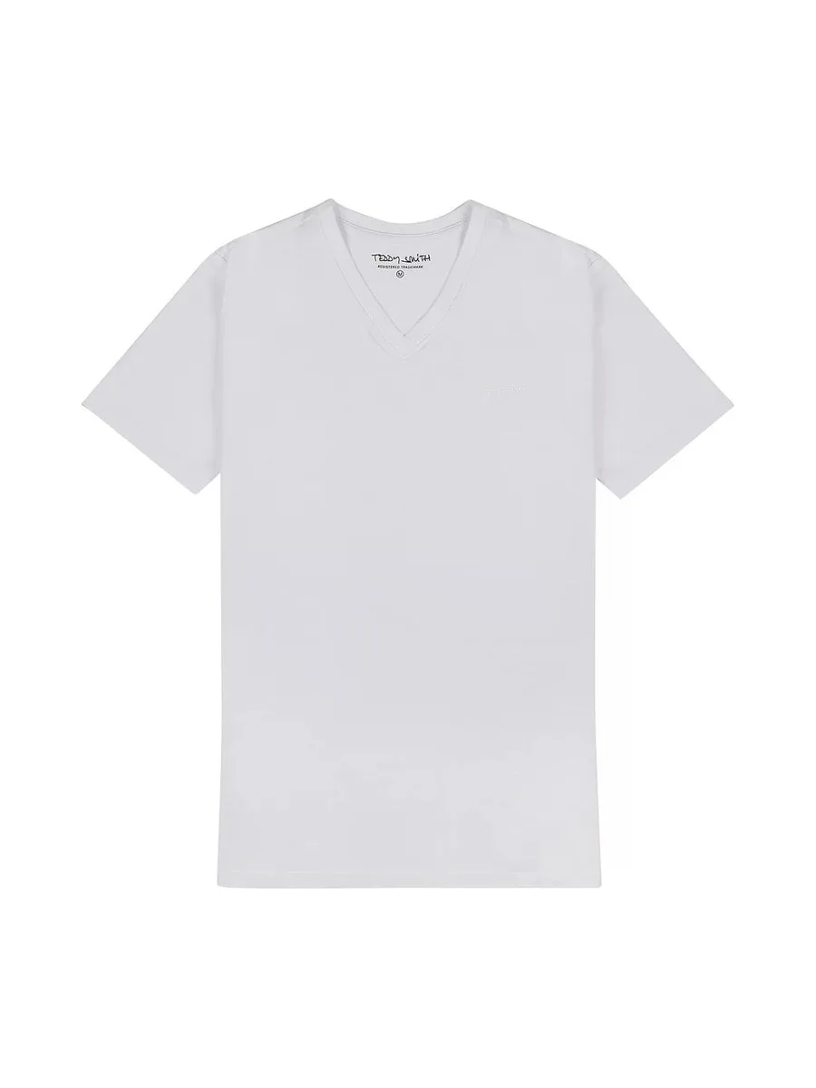 T-shirt Blanc Homme Teddy Smith Tawax 2 2