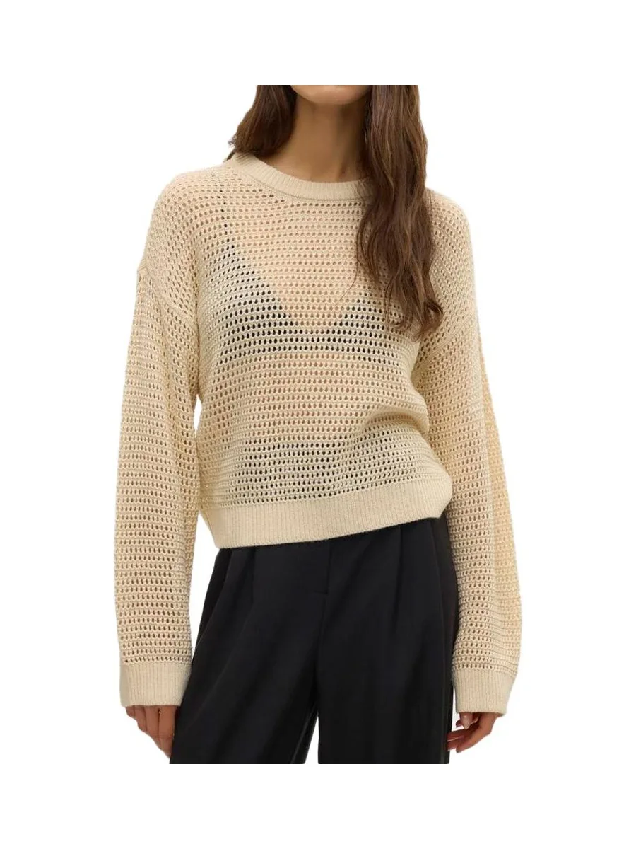 Pull Beige Femme Vero Moda Madera 2