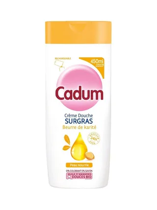 Crème Douche Surgras Beurre de Karité Cadum 450ml 1