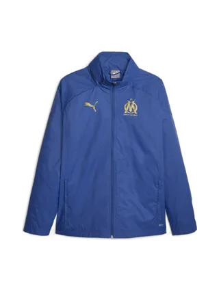 OM Veste Coupe Vent Bleu Foncé Homme foot Puma 2023/2024 1
