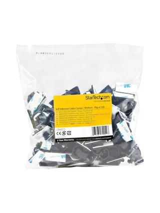 100 Self Adhesive Cable Management Clips 5